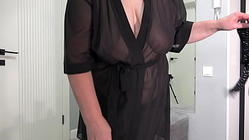 A Plump Milf With A Big Butt And Big Boobs Tries On A New Sexy Bodysuit In Front Of The Mirror Does This Mature Housewife Turn You On Pawg Bbw Amateur Fetish thumbnail