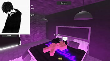 Fucking a girl on roblox