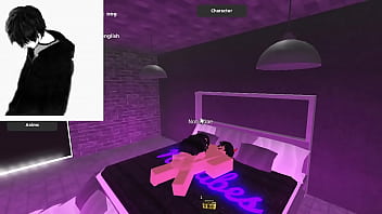 Fucking a girl on roblox