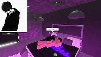 Fucking a girl on roblox