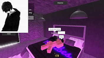 Fucking a girl on roblox