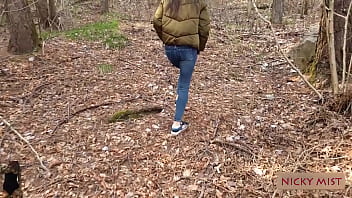 Stranger big cock fucked me outdoor