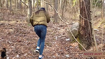 Stranger big cock fucked me outdoor