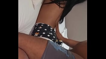 Fingering my 20 year old stepsister's tight pussy