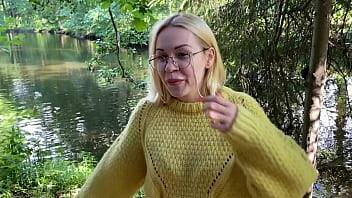 Blonde in the park was cock hungry