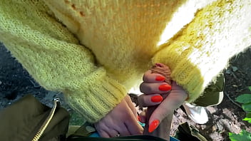 Blonde in the park was cock hungry