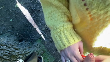 Blonde in the park was cock hungry