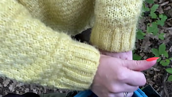 Blonde in the park was cock hungry