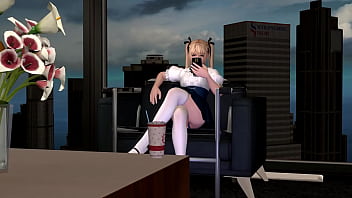 Marie rose and honoka fuck together in the room