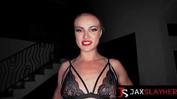 Stunning cherry kiss looks wild on delightful threesome