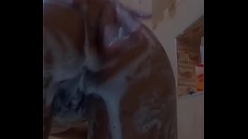 Sexy caribbean teen girl skyyy876 naked shower wet pussy and ass
