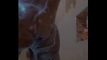 Sexy caribbean teen girl skyyy876 naked shower wet pussy and ass