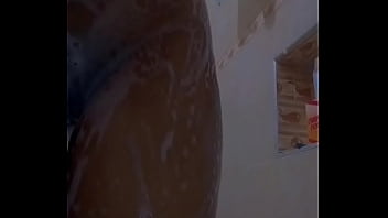 Sexy caribbean teen girl skyyy876 naked shower wet pussy and ass