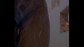 Sexy caribbean teen girl skyyy876 naked shower wet pussy and ass