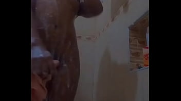 Sexy caribbean teen girl skyyy876 naked shower wet pussy and ass