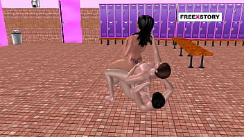 An Animated 3d Cartoon Porn Video Of A Cute Girl Doing Threesome Sex With Two Men In Two Different Positions thumbnail