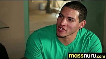 Naughty chick gives an amazing japanese massage 10