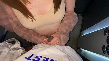 Date night ended up with orgasms destroyed by bbc public nudity