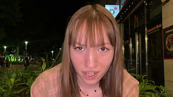 Date night ended up with orgasms destroyed by bbc public nudity