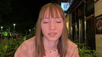 Date night ended up with orgasms destroyed by bbc public nudity