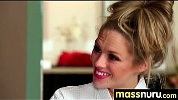 Nuru massage ends with a hot shower fuck 17