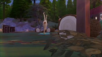 Asian sucks huge cock at camp cabin in woods Asian sucks huge cock at camp cabin in woods