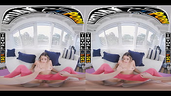 Virtual porn while peter helps his stepsis violet gems do yoga he rips her pants open to find her ass staring at him