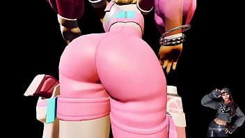 Ayla winn pink style dancing with a big butt
