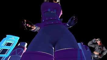 Ayla winn pink style dancing with a big butt