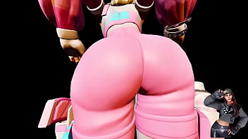 Ayla winn pink style dancing with a big butt