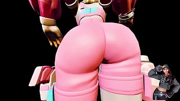 Ayla winn pink style dancing with a big butt