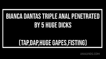 Bianca dantas fisted by lezdom then triple anal fucked by 5 huge cocks tap dap 5on1 gangbang huge gapes atm monste