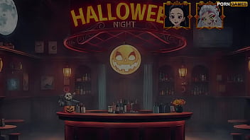 Halloween anime girls fuck fest