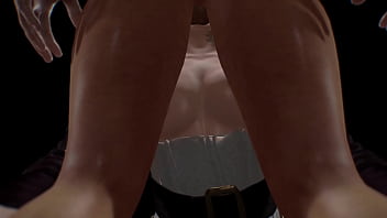 Video game punk teen girl gets pussy and mouth filled with cum lol arcane