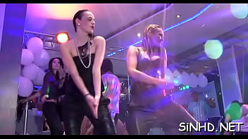 Attractive babes are getting rough bangings during fuckfest