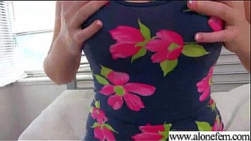 Sexy amateur teen girl masturbating with sex toys vid 05