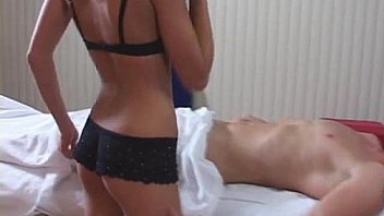 Lusty cutie gets biggest facial