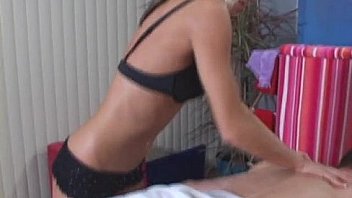 Lusty cutie gets biggest facial