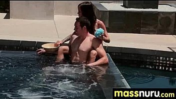 Lucky client gets a full service massage 15