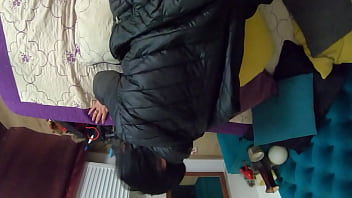 Face fucking doggystyle and cumming over my downjacket linner so my impotent husband can lick 170 preview