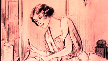 Retro erotic drawings