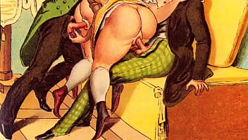 Retro erotic drawings