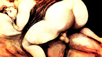 Retro erotic drawings