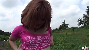 Naughty asian babe sarina tsubaki sucking cock in public