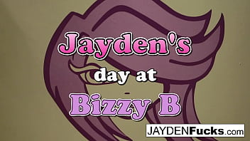 Busty babe masturbates