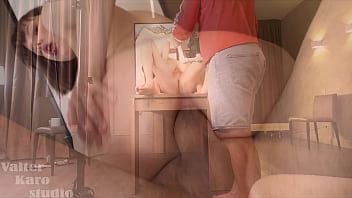 Pissing piss in mouth drinking sandy takes big cock in ass anal orgasm combo