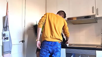 Hot video with yogurt