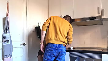 Hot video with yogurt