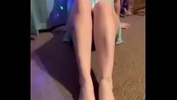 Sexy feet and pussy tease