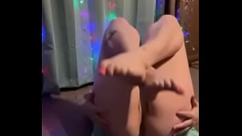 Sexy feet and pussy tease